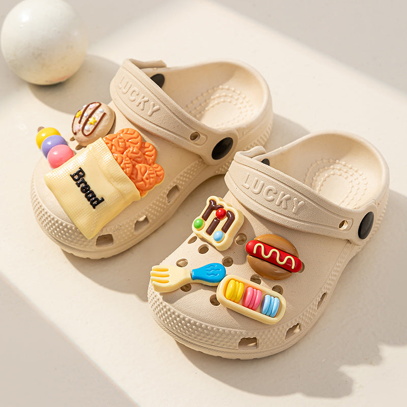 Kids' clogs: summer indoor anti-slip cartoon sandals for girls and boys (toddler to big kid sizes) - perfect for beach and everyday wear