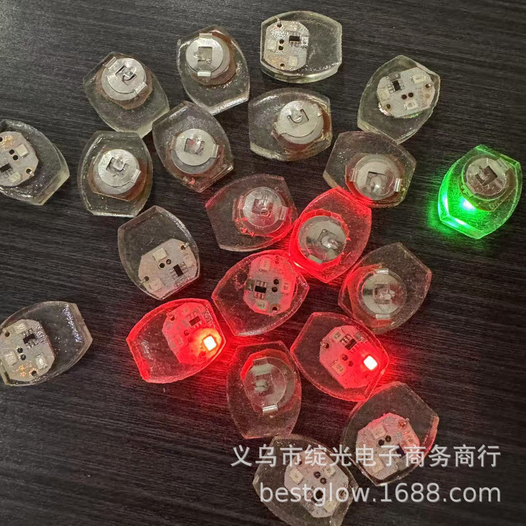 LED red blue green shoe light square light oval light waterproof light vibration luminous flash clothing light movement electronic accessories
