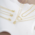 Amazon tk same style bubble 26 letter necklace stainless steel multi-layer initial security pin pendant necklace for women