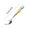 Blue tulip spoon