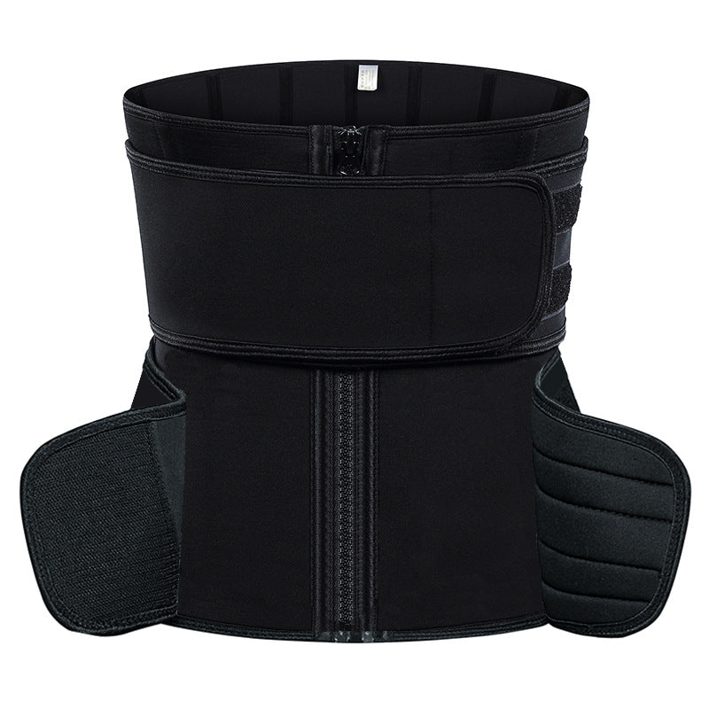 European and american style sweat-inducing workout waist trainer - tummy control, back support, and hot shaper neoprene shapewear for women