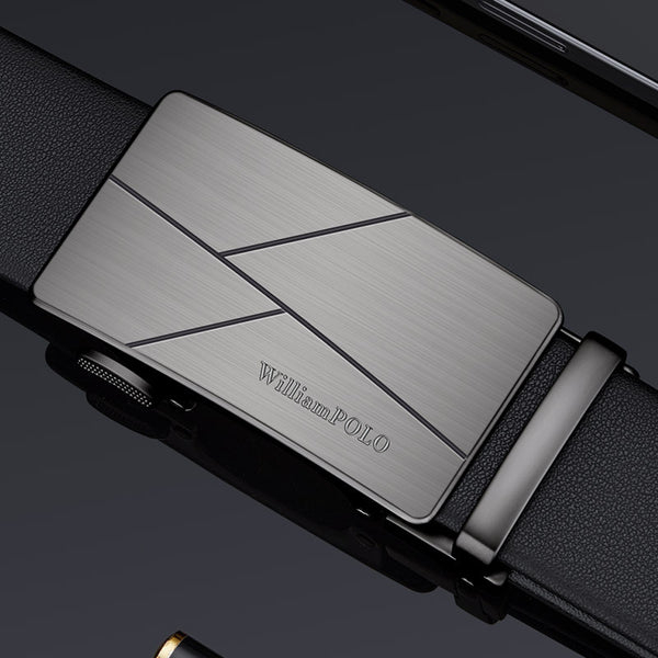 Emperor Paul Belt Men's Premium Sense Automatic Buckle Leather Belt Men's Business Casual High-end Belt Wholesale