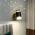 Nordic wall lamp  new internet celebrity starry sky lamp projection bedside light luxury creative stylish bedroom lighting fixture