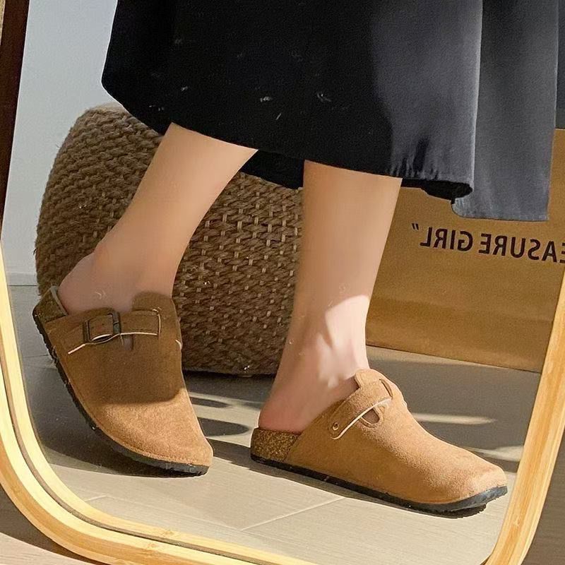 Birkenstock women's 2024 spring/autumn new collection: thick-soled, closed-toe birkenstock-style mules - slip-on, easy-wear summer shoes