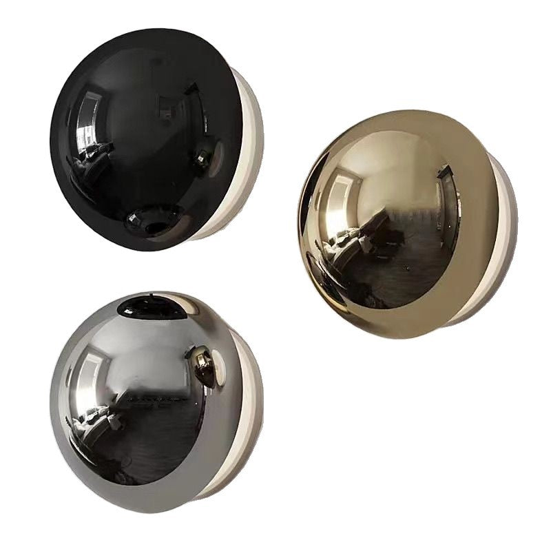Bedroom modern wall lamp round background wall corridor eclipse bedside lamp scandinavian decoration aisle living room casual