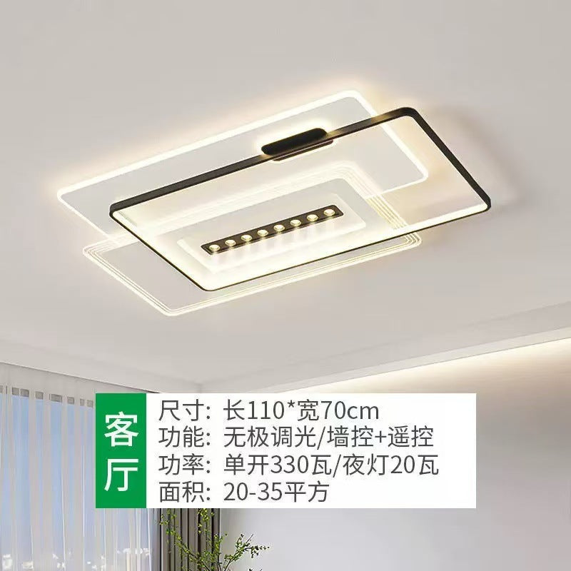 2025 new led ceiling light modern simple atmosphere living room main light bedroom light Zhongshan lighting whole house package