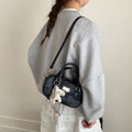 New korean style bowling bag for women - spring's hottest, high-value shoulder bag, handbag, trendy & versatile commuter crossbody bag