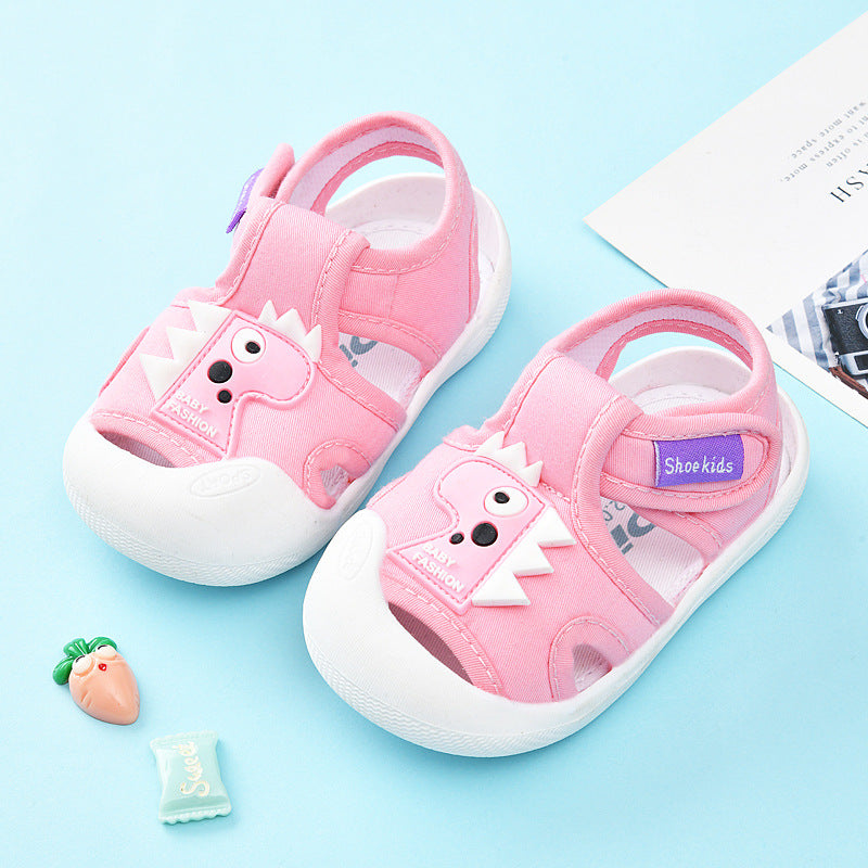 Baby sandals women's summer toddler shoes 0-1-2 years old infant soft sole mesh shoes for babies and toddlers, wholesale available
