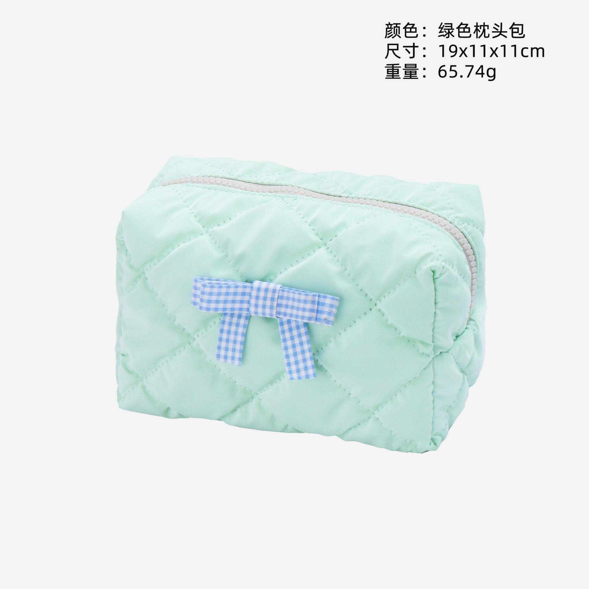 Small fresh cosmetic bag, portable and high-value women's bag, small in the bag, waterproof storage bag, change bag, earphone bag.