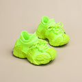 Kids' athletic shoes - spring/autumn boys' casual sneakers, mesh flyknit girls' sock shoes, baby white shoes, ages 1-7