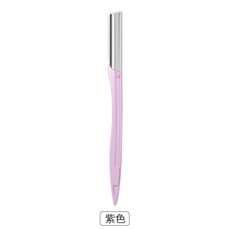 Ready-to-ship eyebrow razors, stainless steel blade eyebrow shavers with safety guard, women's eyebrow trimmers, hot-selling and in stock