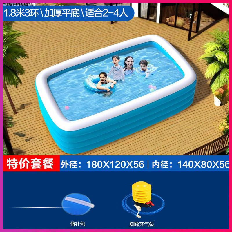 Inflatable swimming pool baby kids indoor swimming pool for home large foldable swimming pool outdoor water pool
