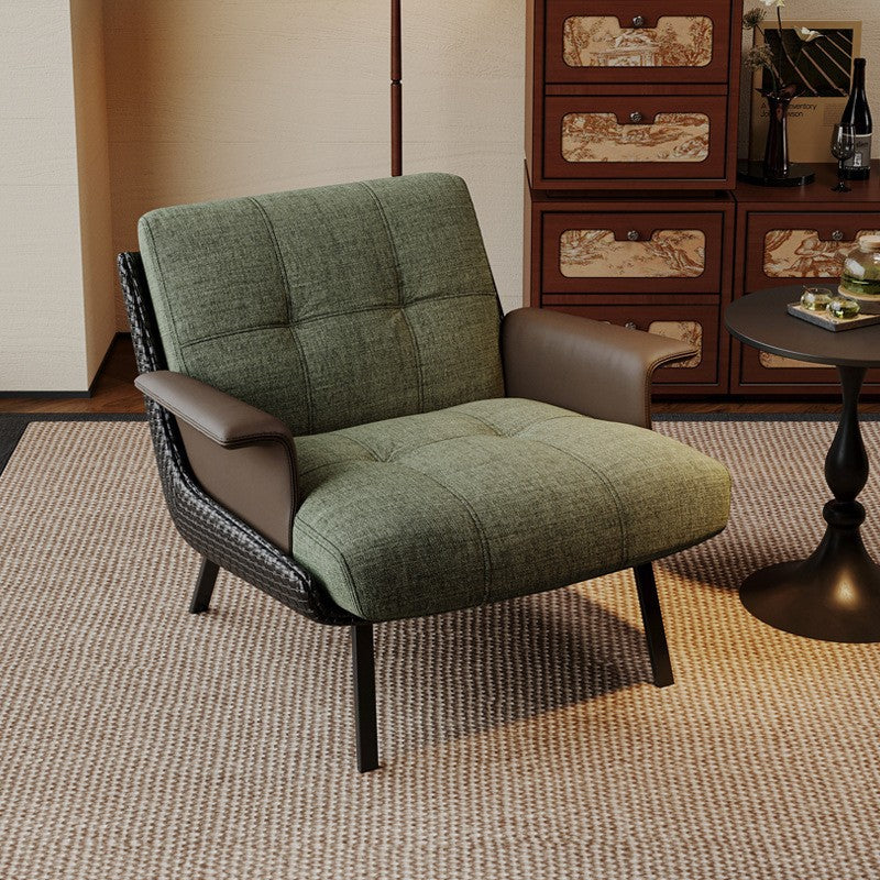 Single hotel lobby reception area table and four chairs set - casual sofa combination for cafes, offices, and meeting spaces