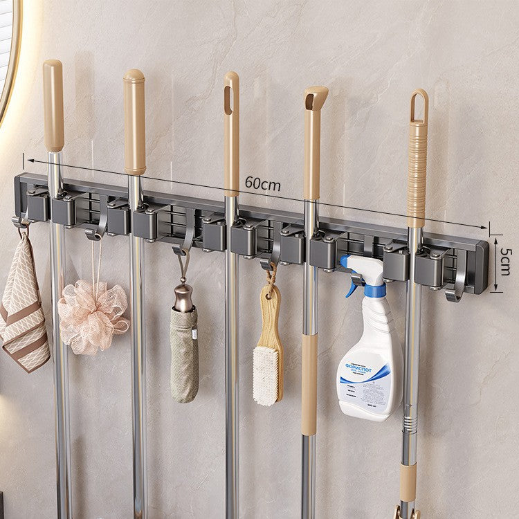 Gun gray hook, no need to punch holes, strong adhesive wall, bathroom towel wall hanging, bathroom kitchen coat hook