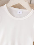 Kids clothing cross-border exclusive for european and american girls new arrival kids white short-sleeved t-shirt + blue skirt