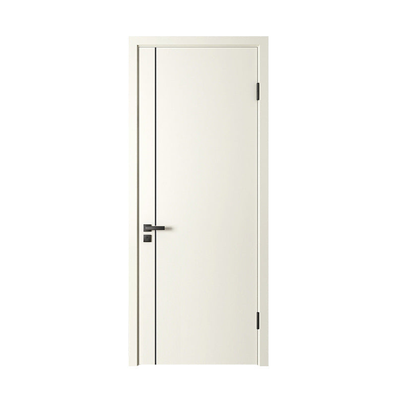 Multi-layer indoor white wooden door room door bedroom door suit soundproof room door swing door solid wood composite single door