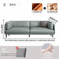 Mint green microfiber leather [high density and high resilience]