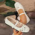 Exportplus size polka dot ballet style mary jane flats women's new arrivalautumoutwear evening shallow mouth women's flats