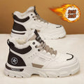 Boots men's 2025new arrivalwinterworkwear shoes men's shoes fleece-linedthickened cotton boots snow boots men's cotton shoes