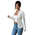 european and american cross-border women's long-sleeve designer slim-fit blazer