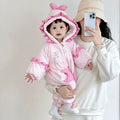Winter outing clothes baby onesie romper baby onesie thickenedautumfleece-lined super cute winter clothes trendy