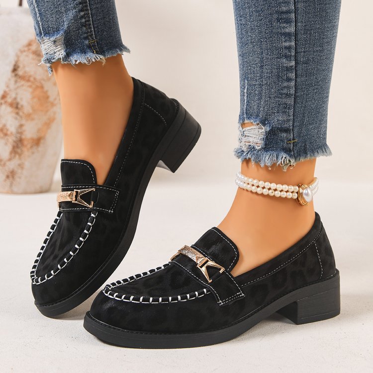 spring/autumn new arrival: plus-size chunky sole loafers for cross-border e-commerce. sizes 36-43 available. bulk orders welcome. dropshipping available for  and