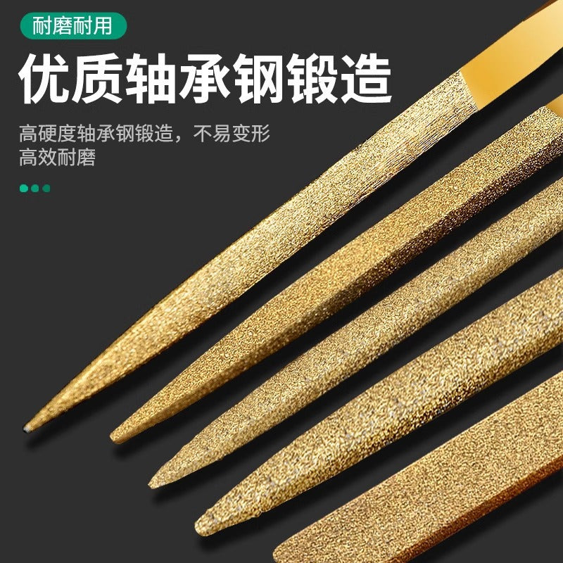 Diamond file, titanium plated file, assorted file, alloy file, metal jade grinding tool suit