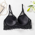 Fashion cross-border  french bra sexylace thin small breast push-up push-up breathable plaid women's bra