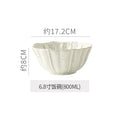 6.8inch shallow bowl - bright sesame seeds