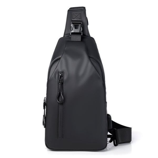 New outdoor large-capacity messenger bag, a hair men's breast bag, fashionable and simple fashion trend shoulder bag