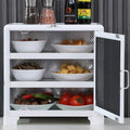 Japanese style kitchen cabinet storage cabinet desktop storage counter surface small storage cabinet cupboard leftover cabinet cupboard breathable