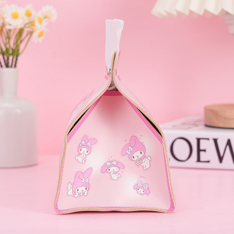 Cute cartoon tissue box household car universal pumping box living room dining room bathroom kitchen waterproof pumping box