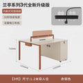 Modern minimalist desk and chair set - available in 2, 4, or 6 seater configurations - office furniture for employees and workstations