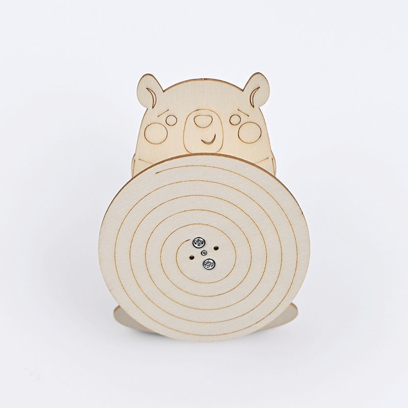 陀螺转盘 偏心震动原理科技小制作儿童steam物理科学实验认知材料