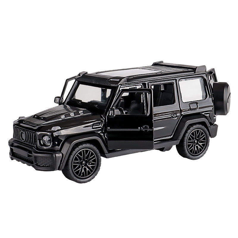 1:43 alloy off-road vehicle model, kids' car model, claw machine pull-back toy car, children's gift wholesale