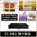Frenchretro genuine leather sofa medieval living room straight row high-foot brown sugar cloud sofa scandinaviancasual buckle sofa