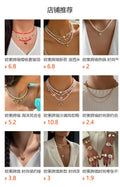 Wholesale alloy devil's eye pendant necklace - european & american retro multi-layer necklace for women - cross-border premium fashion street style jewelry
