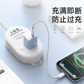 Overcharge protection charger - automatically cuts power when fully charged for phones, tablets, and laptops - safe for home use
