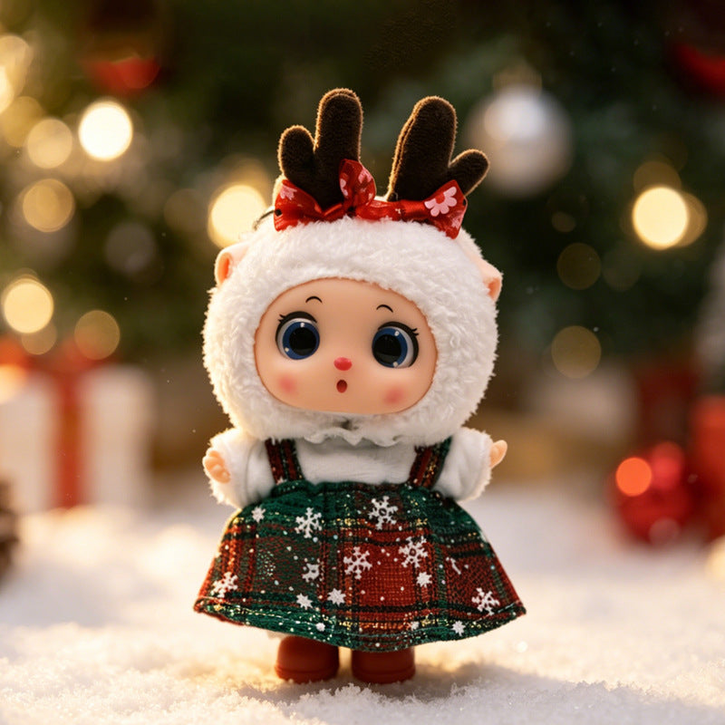 Winter forest cute travel doll christmas limited plush doll full of forest fairy tale cute healing gift small doll