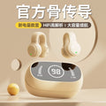 Bone conduction concept does not enter the ear clip ear bluetooth headset wireless sports clip ear long standby yancai life waterproof