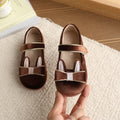 Vancahao girls' korean style velvet cartoon princess shoes,  spring new collection, single shoes, children's bowknot leather shoes