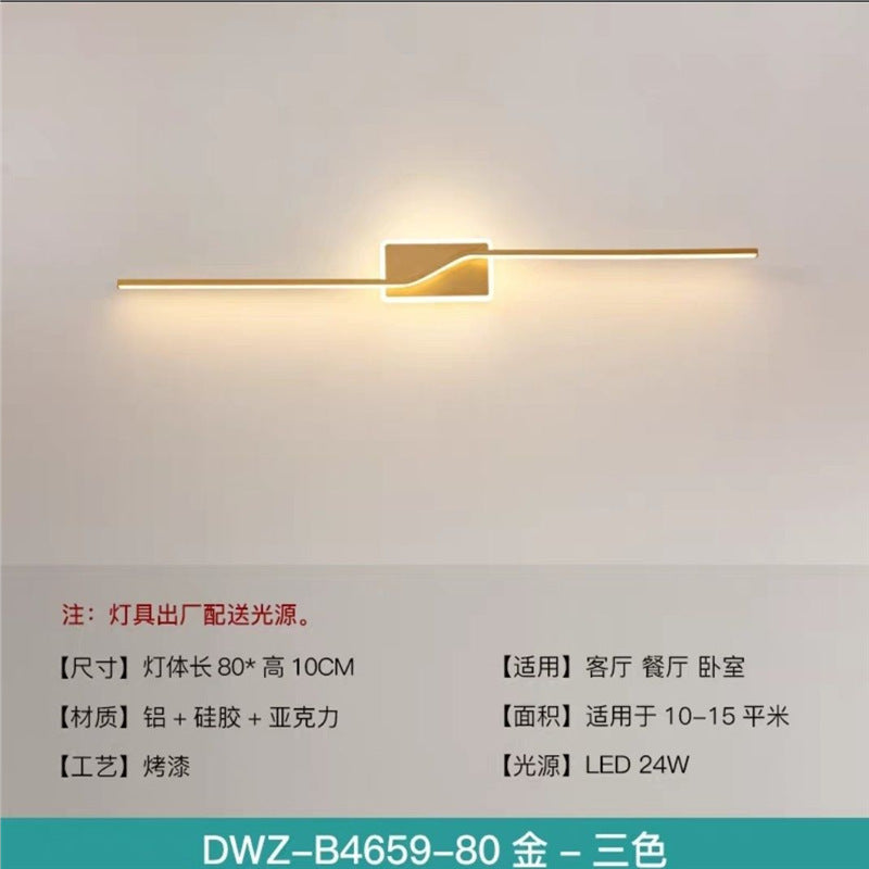 Nordic  nordic wall lamp modern casualaccessible luxuryled bedside aisle lamp