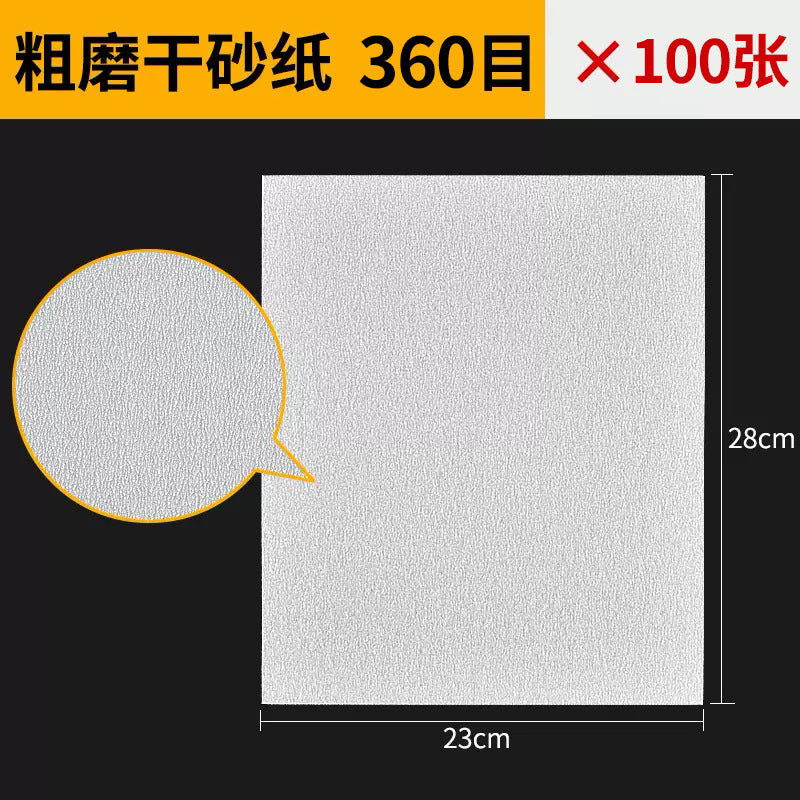 Sandpaper for sanding and polishing, ultra-fine 120 grit to 600 grit, wet/dry sandpaper, fine sandpaper, abrasive cloth, sanding paper, wet sanding for woodworking