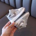 Boys' mid-top sneakers,  spring/autumn new collection, kids' shadow grey single shoes, toddler & baby skate shoes, girls' shoes