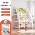 Kids bookshelf storage rack floor-standing picture book rack toy two-in-one storage rack simple reading area baby bookcase