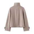 women's wholesale: european and american style  autumn/winter new arrivals - petite casual stand collar jacket/outerwear top