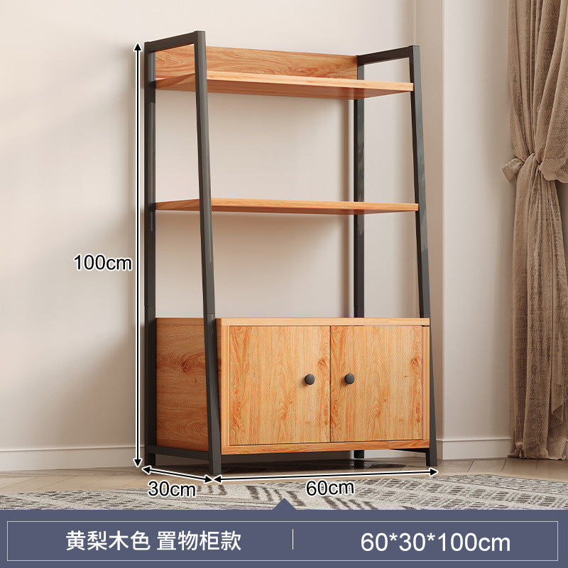 Shelf Multi-layer storage shelf Floor-to-ceiling office locker Shelf Layered shelf Living room display Cabinet with door