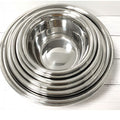 304 thickened and deepened kitchen multi-purpose round stainless steel basin, vegetable basin, cooking basin, wash basin, seasoning jar, soup basin