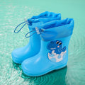 Blue [elastic button] eggshell dragon - cotton