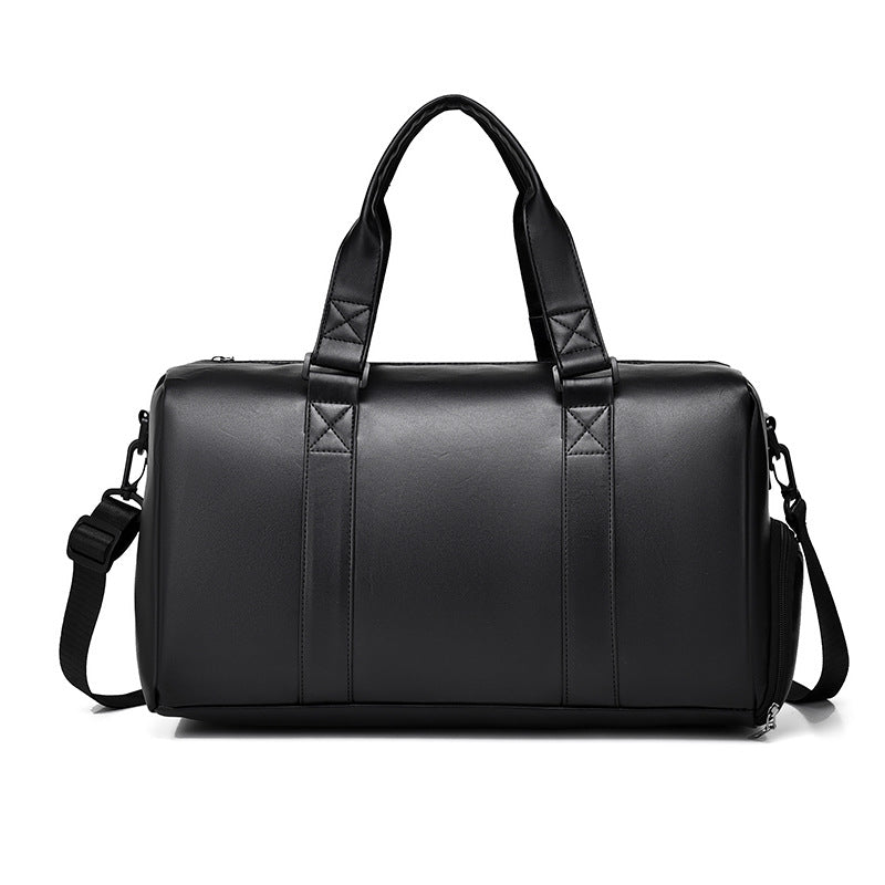 Processing custom leisure travel handbag dry and wet separation independent shoe compartment large capacity sports yoga bag travel bag